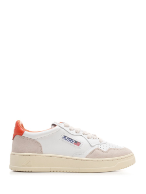 Autry Logo Patch Lace-up Sneakers