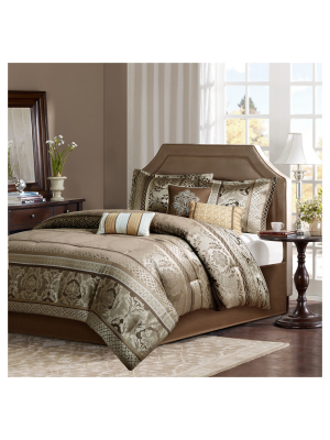 Mirage Jacquard Bedding Set 7pc