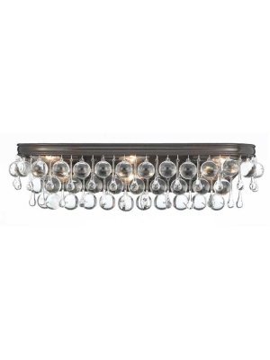 Crystorama Calypso 6 Light Sconce Vanity Light