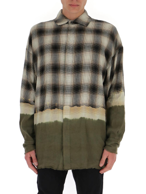 Palm Angels Checked Bleached Shirt