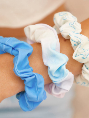 Catching Waves Scrunchies (set Of 3)