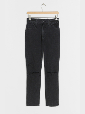 Paige Sarah Ultra High-rise Slim Jeans