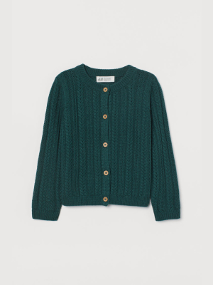 Cable-knit Cardigan