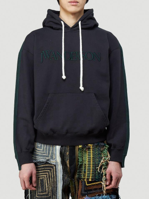 Jw Anderson Step Hem Logo Hoodie