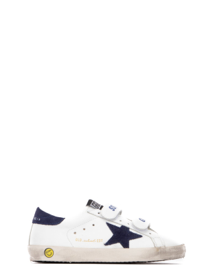 Golden Goose Kids Old School Velcro Strap Sneakers