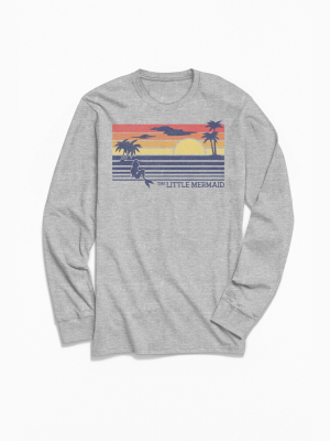 The Little Mermaid Sunset Long Sleeve Tee