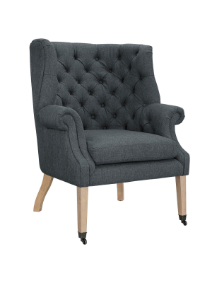 Chart Upholstered Fabric Lounge Chair - Modway