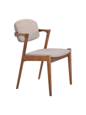 Set Of 2 Contemporary Wood Dining Chair Dove Gray - Zm Home