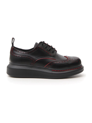 Alexander Mcqueen Platform Brogues Lace-up Shoes