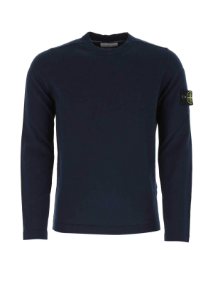 Stone Island Logo Patch Crewneck Jumper