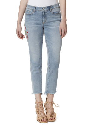 Arrow Straight Ankle Jeans In Back Roads