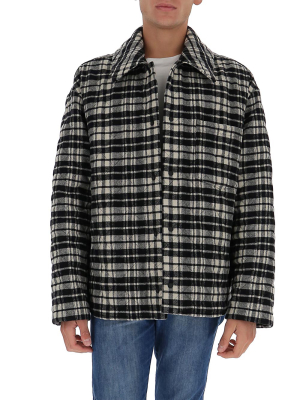 Dolce & Gabbana Plaid Quilted Jacket