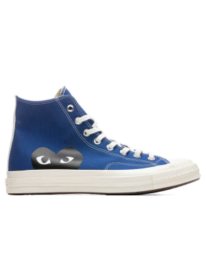 Converse X Comme Des Garcons Play All Star Chuck '70 Hi - Blue