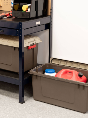 Iris 2pk 82qt Weathertight Storage Tote