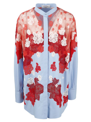 Valentino Embroidered Long-sleeved Shirt