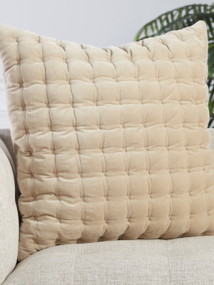 Winchester Pillow In Beige & White