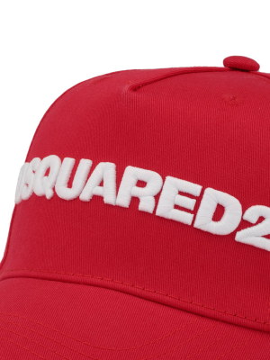 Dsquared2 Logo Embroidered Baseball Cap