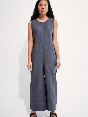 Final Sale- Linen Reversible Brooklyn Jumpsuit