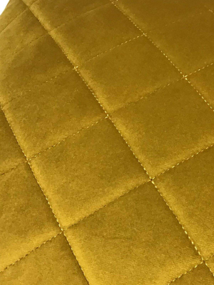 Diamond Detail Cushion 43x43cm In Saffron