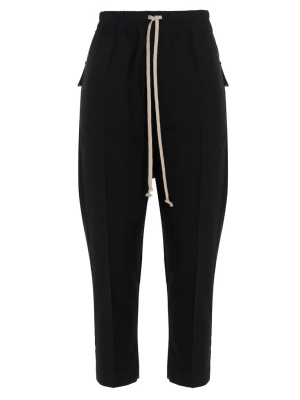 Rick Owens Drop-crotch Cropped Pants