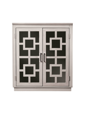 Samson Contemporary Hallway Cabinet Gray - Iohomes