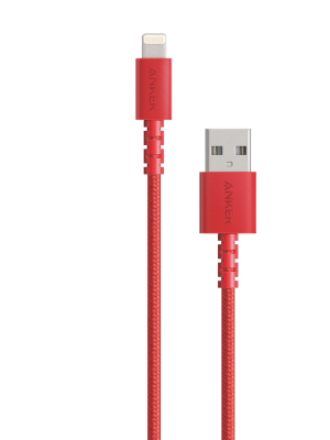 Anker 3' Powerline Select+ Lightning To Usb-a Braided Cable - Red