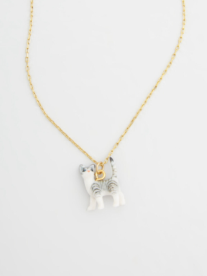 Just A Little Cattiness Pendant Necklace