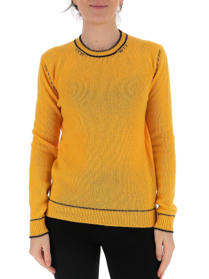 Marni Contrast-stitch Jumper