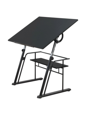 Zenith Adjustable Tilt Table - Black