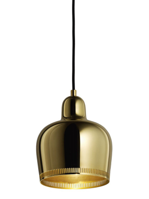 A330s Golden Bell Savoy Pendant Light