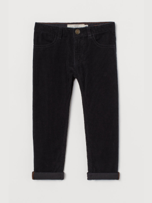 Slim Fit Corduroy Pants