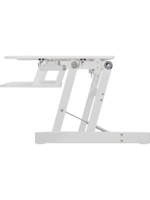 Lorell Adjustable Desk Riser Plus - White