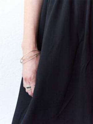 3 Or 5-loop Three-color Interlocking Bangle Bracelet