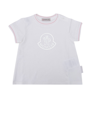 Moncler Enfant Logo Printed T-shirt