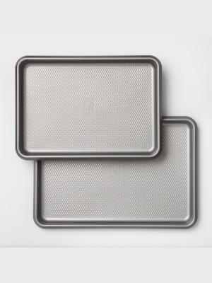 Set Of 2 Non-stick Cookie Sheets Aluminized Steel - Made By Design™