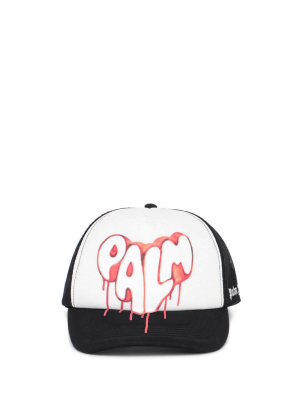 Palm Angels Spray Logo Print Cap