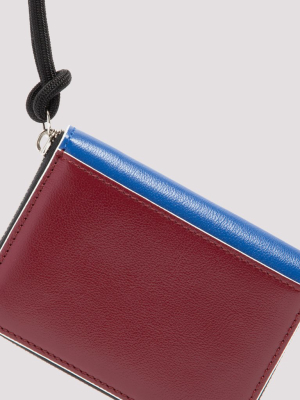 Marni Neck Strap Zip Around Wallet