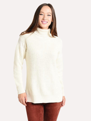 Project J Women's Shaker Turtleneck Sweater