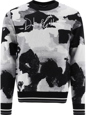 Dolce & Gabbana Logo Camouflage Sweatshirt