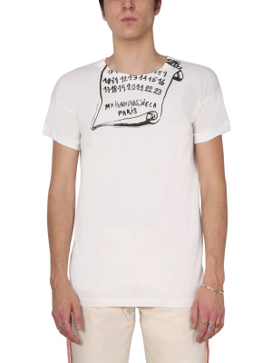 Maison Margiela Graphic Printed T-shirt