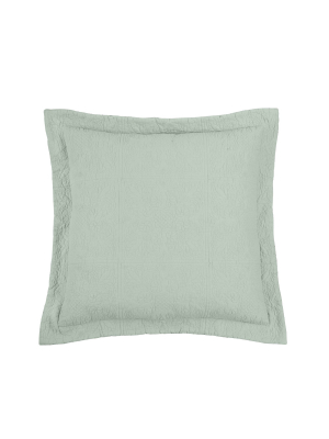 C&f Home 26" X 26" Sea Glass Matelasse Euro Sham