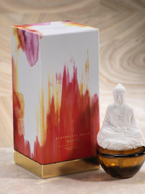 Apothecary Guild Mantra Buddha Porcelain Diffuser - Peppered Smoke