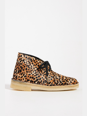 Clarks Leopard Desert Boots