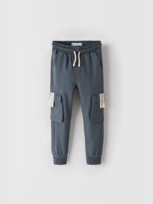 Plush Cargo Pants