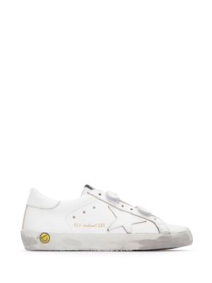 Golden Goose Kids Old School Velcro Strap Sneakers