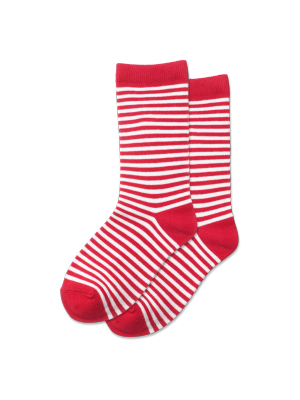 Kid's Holiday Stripe Crew Socks