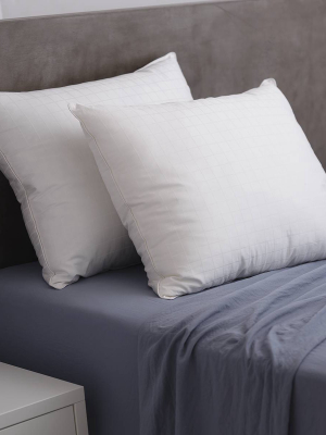 2pk 300 Thread Count Feather & Down Bed Pillow - Candice Olson