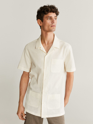 Regular-fit Cotton Short Sleeve Shirt