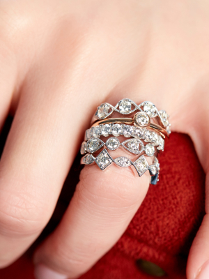 The Forevermark Tribute™ Collection Braided Five Stone Ring