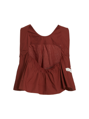 Embellished Cotton Top